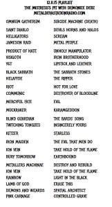 12.11.15 PLAYLIST ON MDR