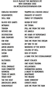 19.11.15 PLAYLIST MDR